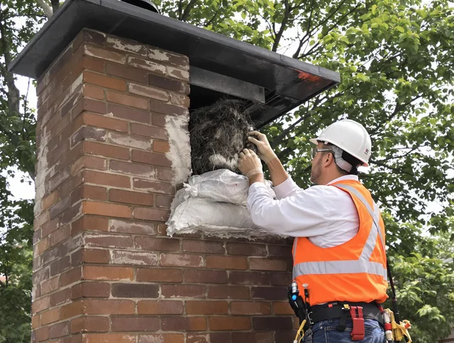 Humane removal of debris and animals by Glocester Chimney Sweep in Glocester, RI