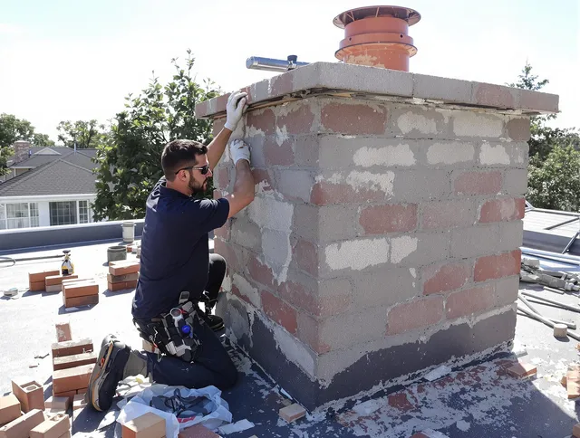 Advanced chimney repair process by Glocester Chimney Sweep in Glocester, RI